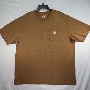 Carhartt Loose Fit Pocket "C" Graphic Short Sleeve T-Shirt Men's 2XL Brown
